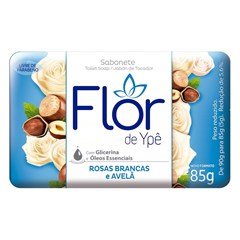 SABONETE FLOR DE YPE ROSAS BRA/AVEL 85G