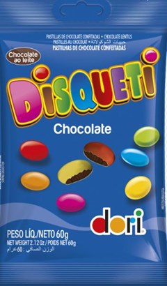 MINI DISQUETI CHOCOLATE CONF 60G