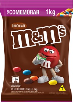 M&MS CHOC AO LEITE INST 1KG