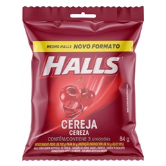 HALLS BAG CEREJA C/ 3 28GR