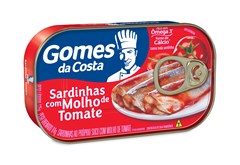 SARDINHA C/ MOLHO DE TOMATE 125GRS