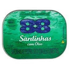 SARDINHA COM OLEO 88 250GRS